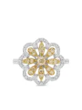 HYT Jewelry platinum and diamond cocktail ring - Silver