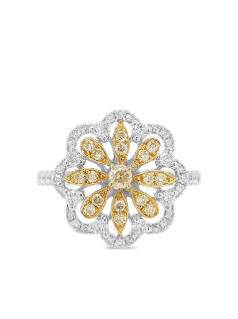 HYT Jewelry platinum and diamond cocktail ring