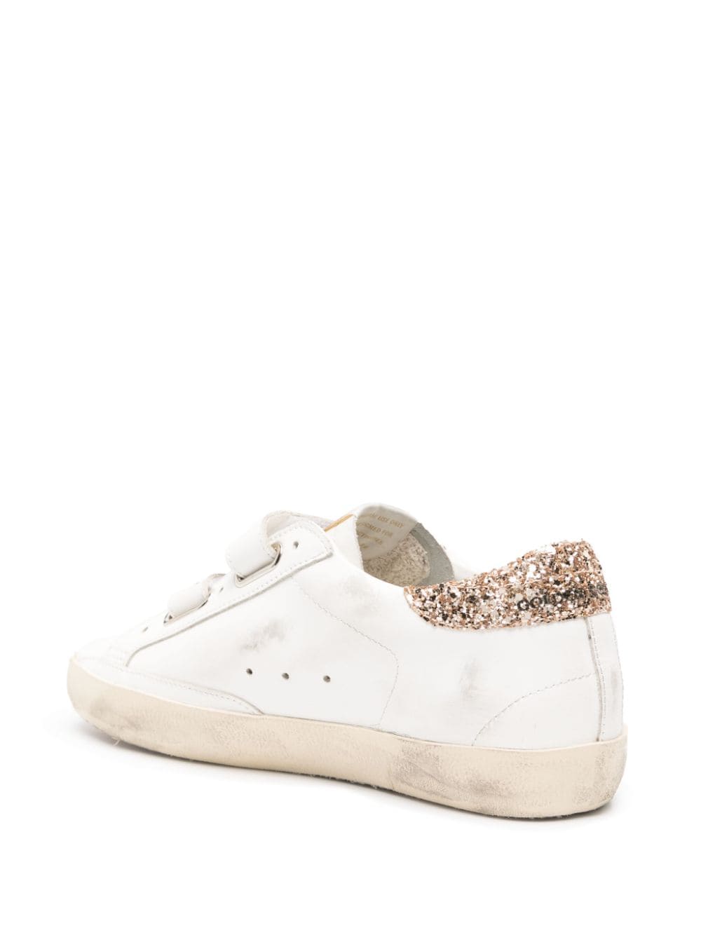 Golden Goose Old School leather sneakers White