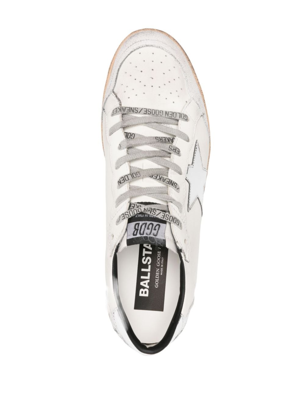 Golden Goose Ball Star leren sneakers Wit