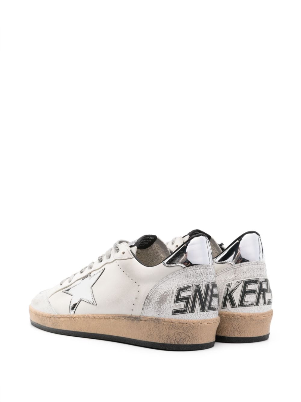 Golden Goose Ball Star leren sneakers Wit