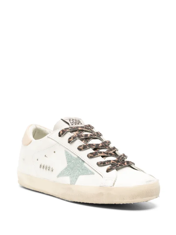 Golden Goose Super-Star Leather Sneakers | White | FARFETCH