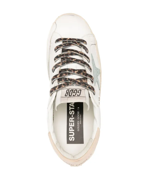 Golden Goose Super-Star Leather Sneakers | White | FARFETCH