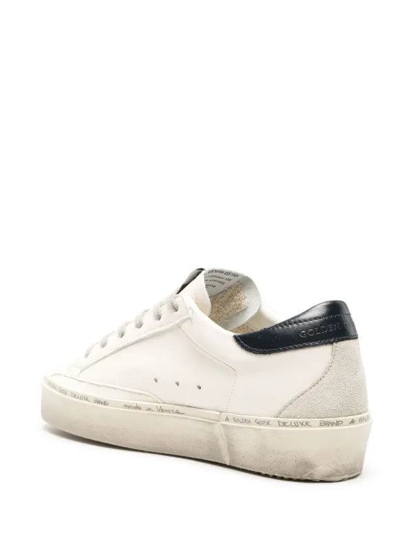 Golden Goose Hi Star Leather Sneakers | White | FARFETCH RO