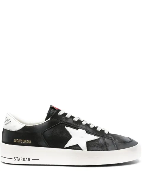 Golden Goose Tênis Stardan com brilho e efeito destroyed