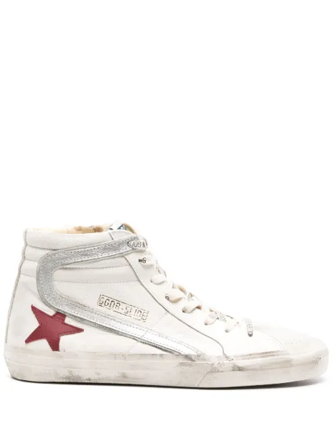 Golden Goose star-patch lace-up sneakers