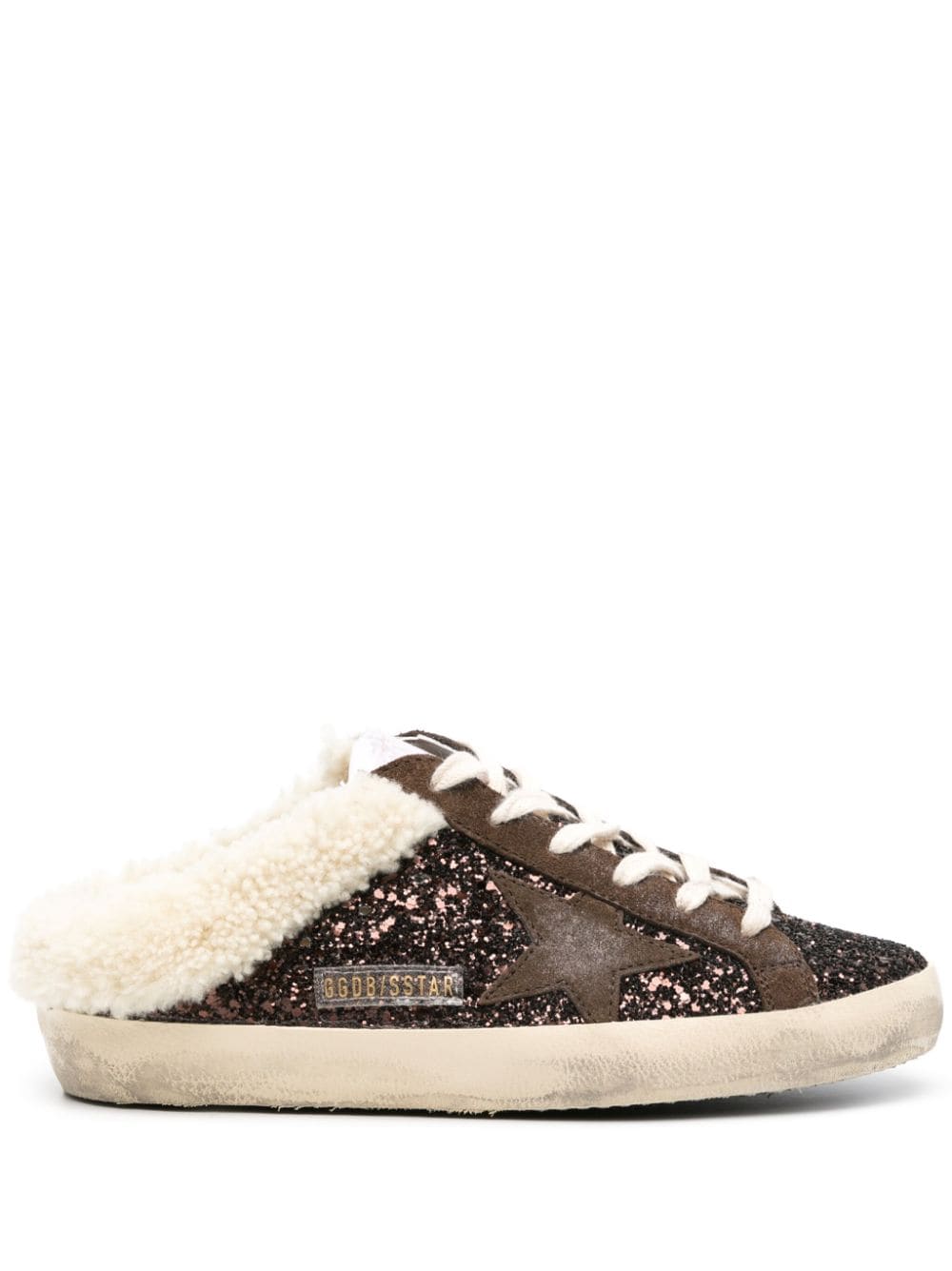 Golden Goose 65mm leather mules - Marrone