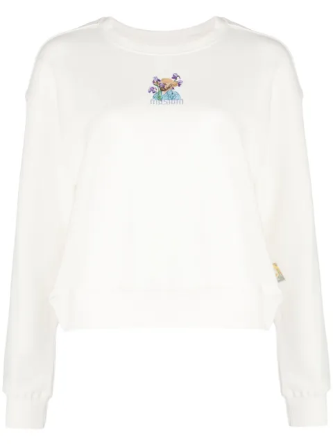 Musium Div. embroidered cotton sweatshirt 