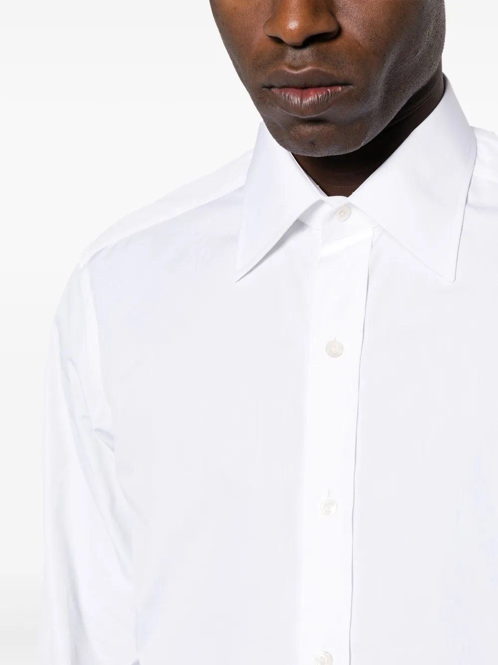 Affordable TOM FORD spread-collar cotton shirt Men