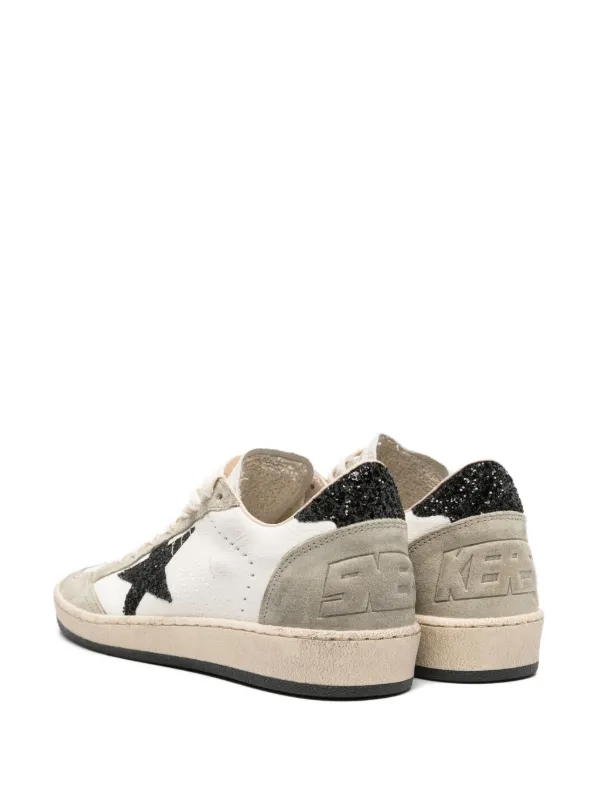 Golden Goose Ball Star Leather Sneakers | White | FARFETCH RO