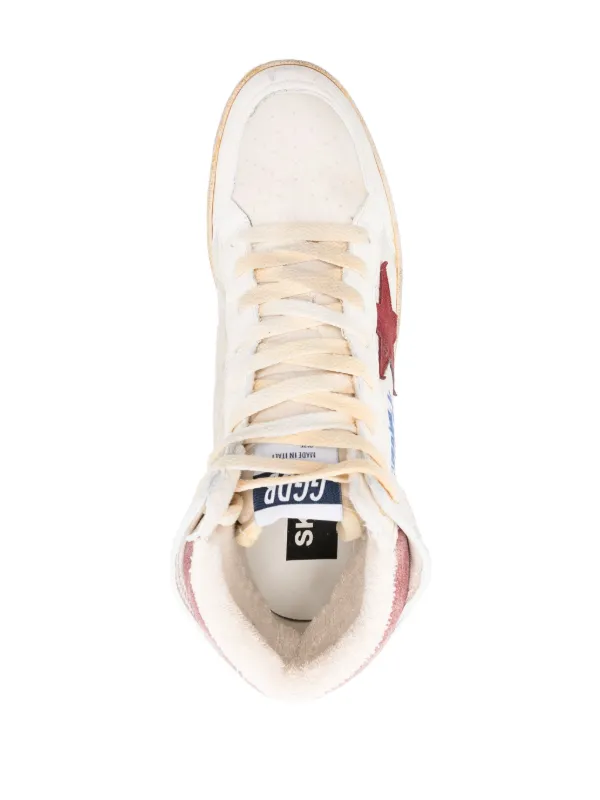 Golden Goose Sky Star レザースニーカー | ニュートラル Golden Goose Sky Star レザースニーカー | ニュートラル