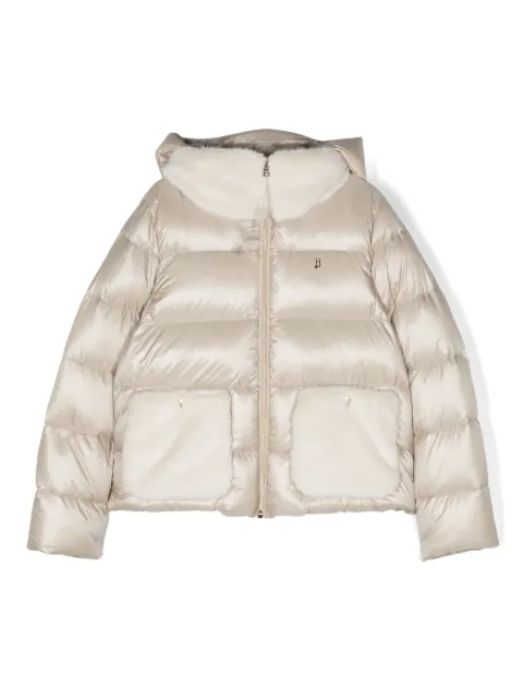 Herno Kids faux-fur padded hooded jacket