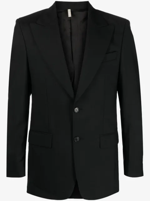 Sunflower single-breasted wool blazer