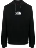 The North Face Fine Alpine logo-print cotton hoodie - Black