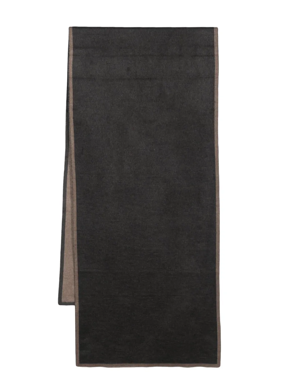 Faliero Sarti contrasting-trim silk scarf | Neutrals | Image 1