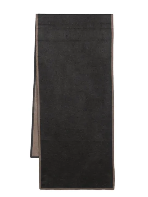 Faliero Sarti contrasting-trim silk scarf