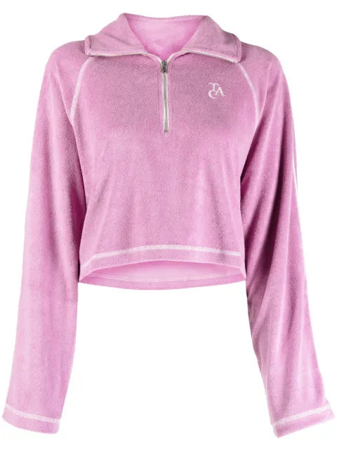 tout a coup logo-embroidered polo top