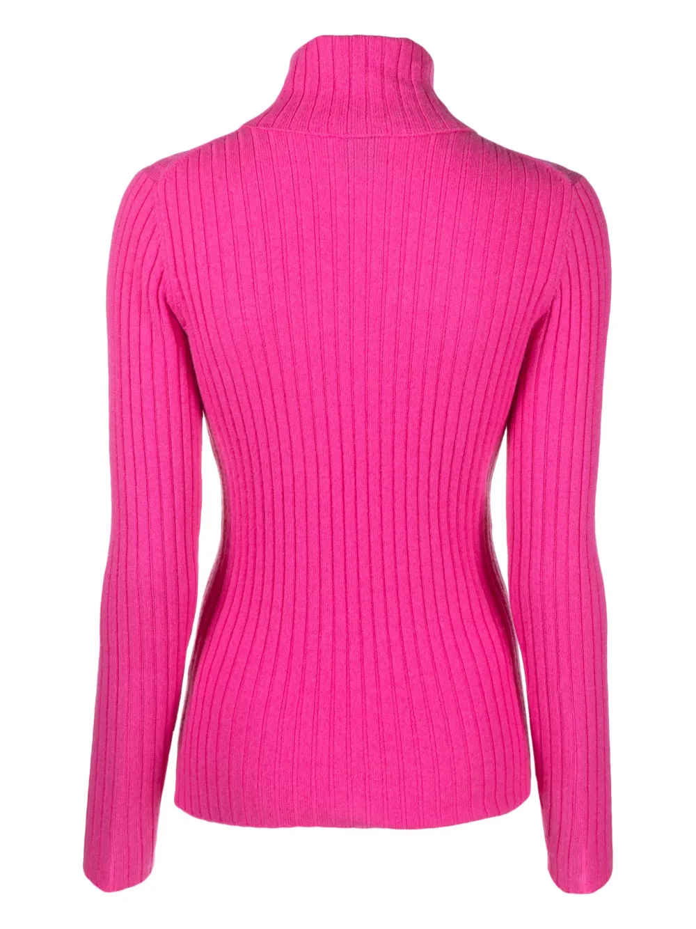 Allude ribbed-knit cashmere jumper - Roze