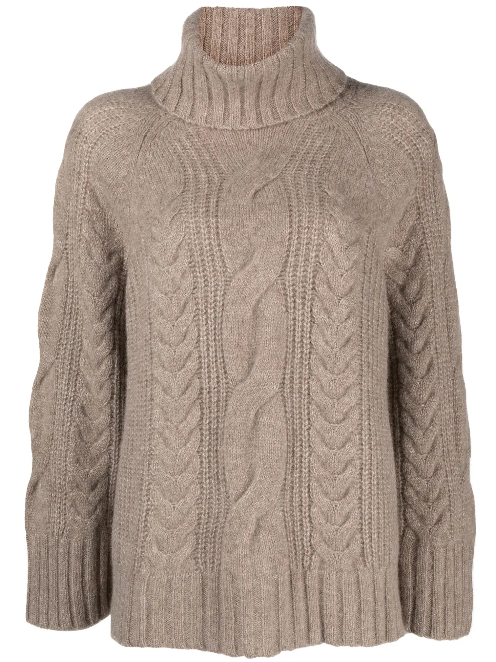 Allude Kabelgebreide coltrui Beige