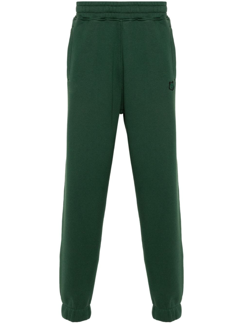 Maison Kitsuné Bold Fox Head Patch Comfort Jog Pants In Green