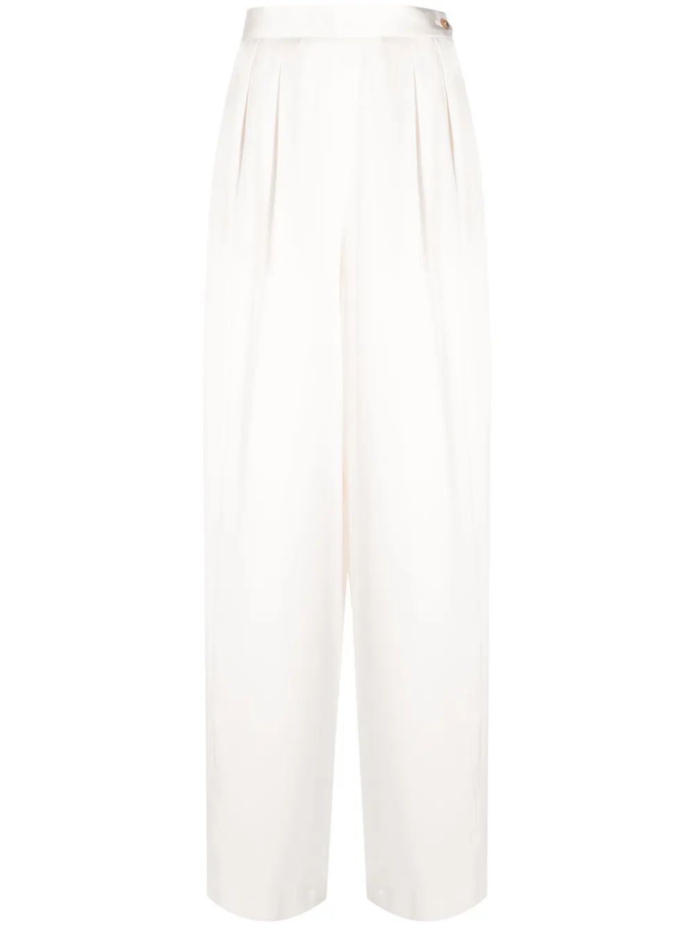 pleat-detail palazzo trousers