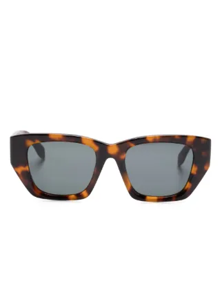 Palm Angels Eyewear Hinkley square-frame Sunglasses | Brown 