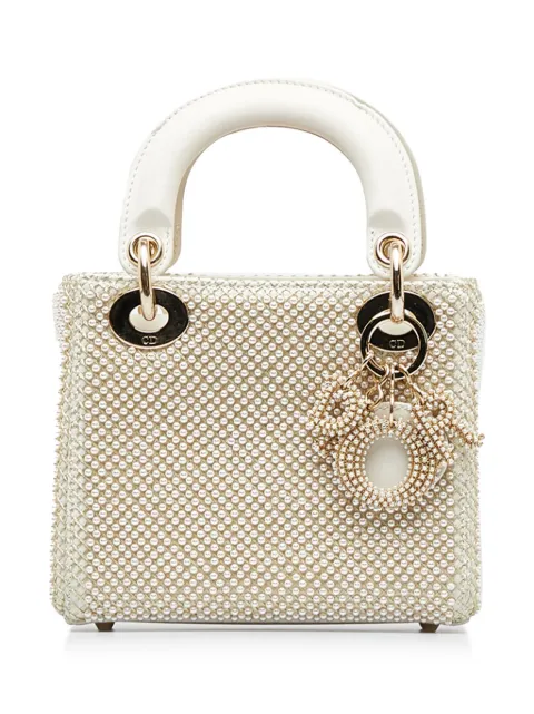 2022 pre-owned mini Pearl Lady Dior handbag