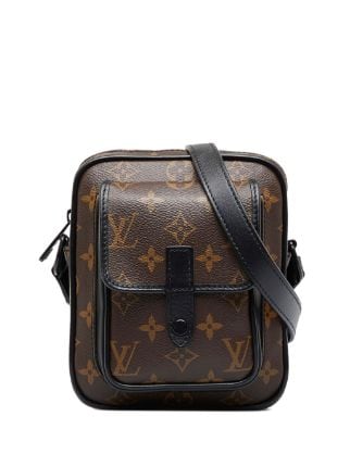 Louis Vuitton Pre-Owned 2021 pre-owned Macassar Christopher Crossbody ...