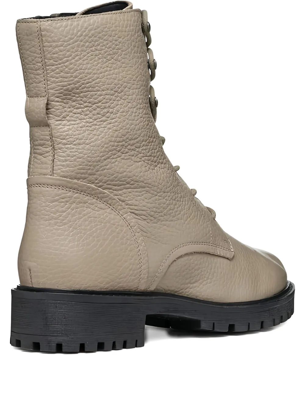 Geox Woman Ankle Boots Beige Size 8 Leather In Brown