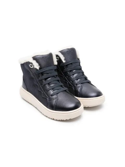 Geox Kids Theleven leather ankle boots