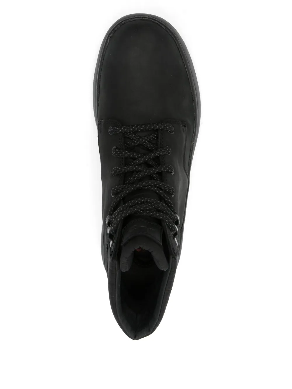 Geox leather biker boots Black