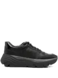 Geox Diamanta leather chunky sole sneakers - Black