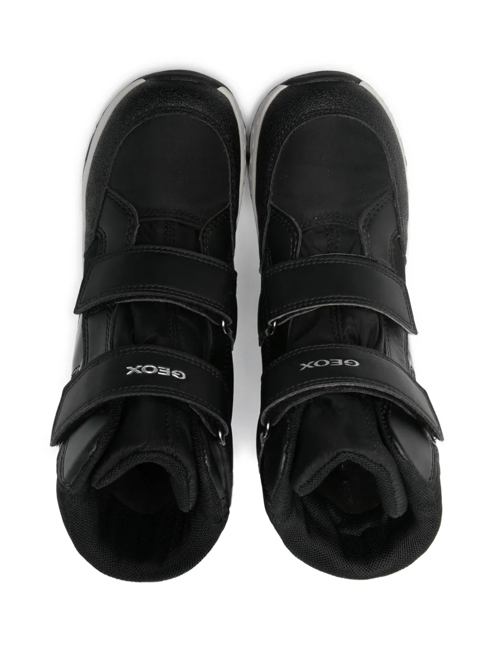 Geox Kids Sentiero double-strap boots Black
