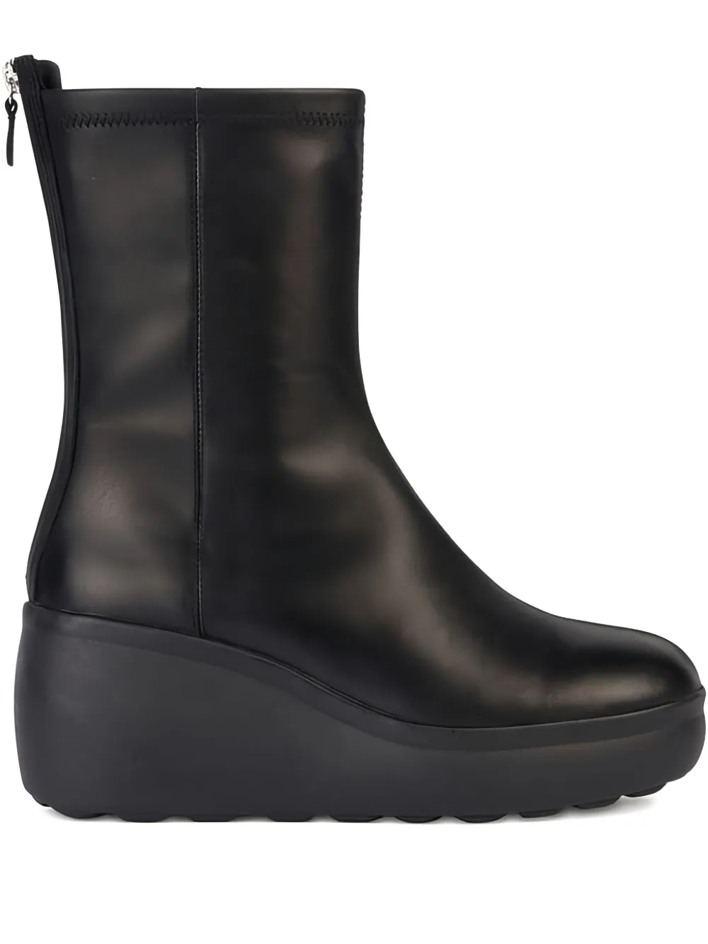 Geox leather ankle boots - ブラック Geox leather ankle boots - ブラック