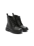 Geox Kids Eclair lace-up ankle boots - Black