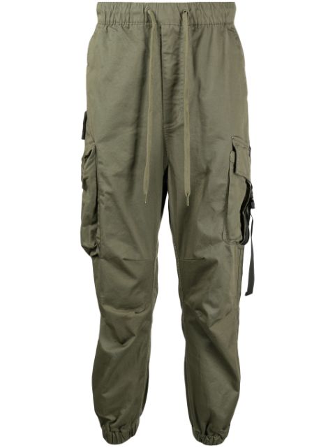 Musium Div. pantalones cargo con diseño tapered y cordones