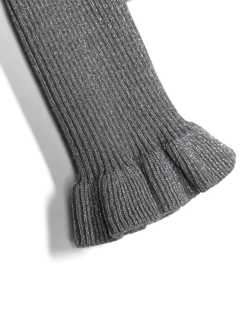 Ribbed-Knit Lurex Jumper