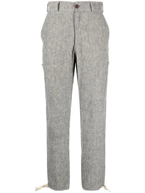Marané mélange-effect cropped trousers 