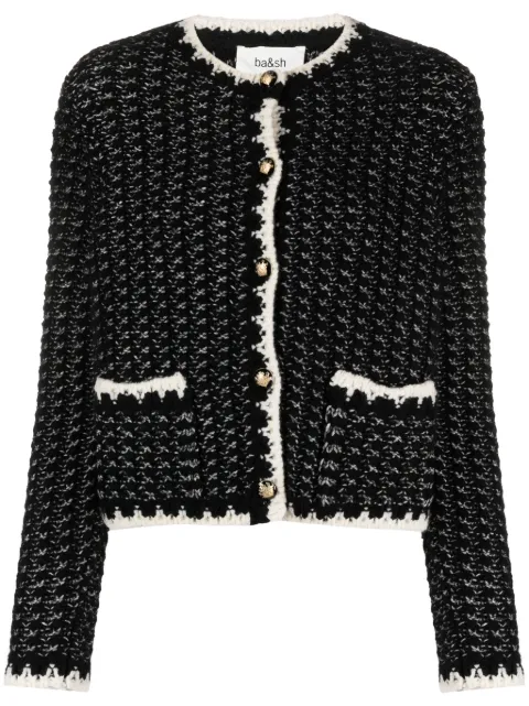 Ba&Sh Bill contrast-trim cardigan