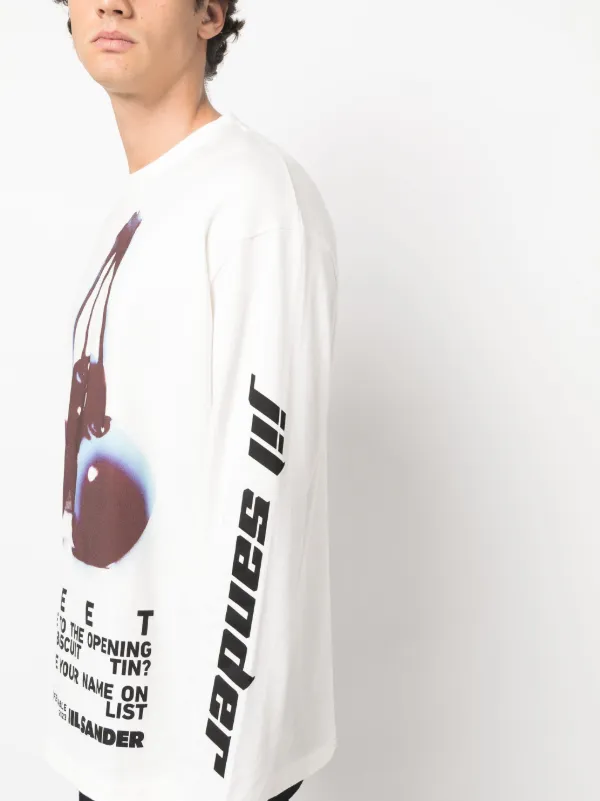 Jil Sander チェリープリント Tシャツ - Farfetch