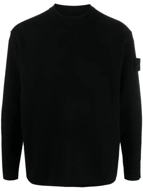 Stone Island Compass-badge virgin wool jumper