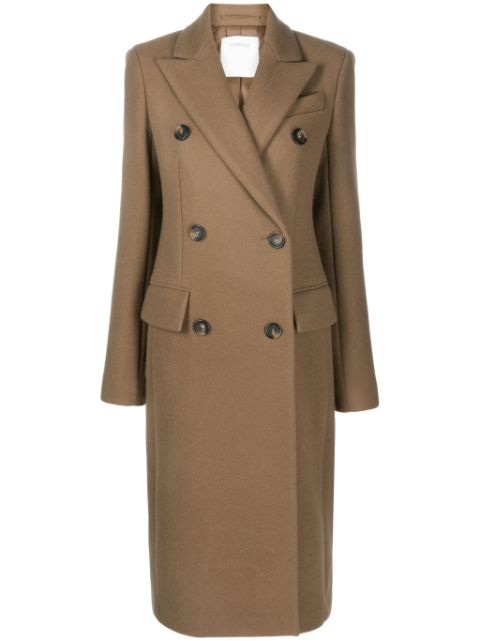 Sportmax double-breasted wool-cashmere coat