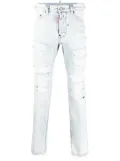 DSQUARED2 destroyed-effect jeans - Blue