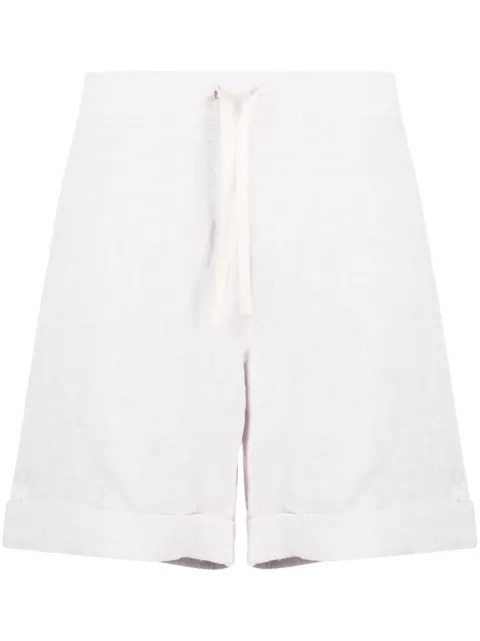 Marané drawstring-waist linen shorts