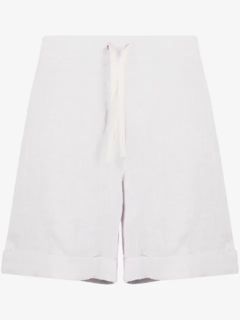 Marané drawstring-waist linen shorts