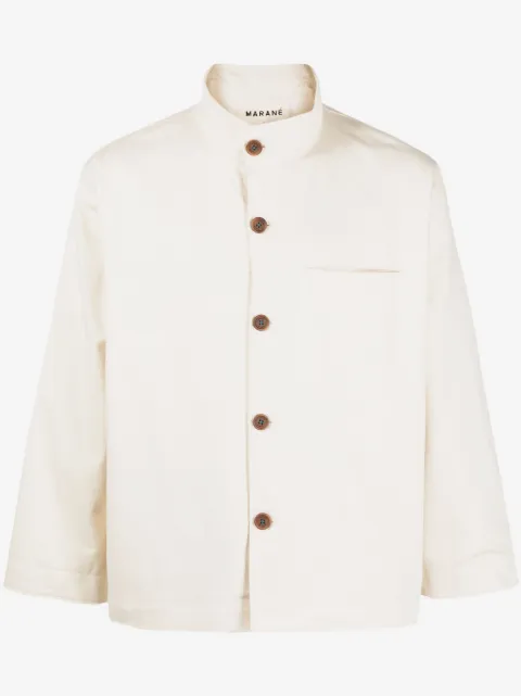 Marané funnel-neck shirt jacket 