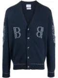 Barrie 3D-knit cashmere cardigan - Blue