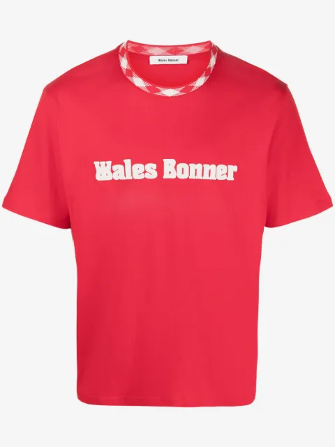 Wales Bonner Original logo-appliqué T-shirt