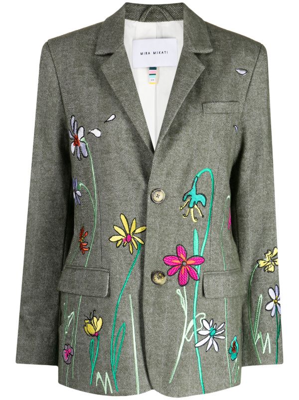 Women's on sale embroidered blazer