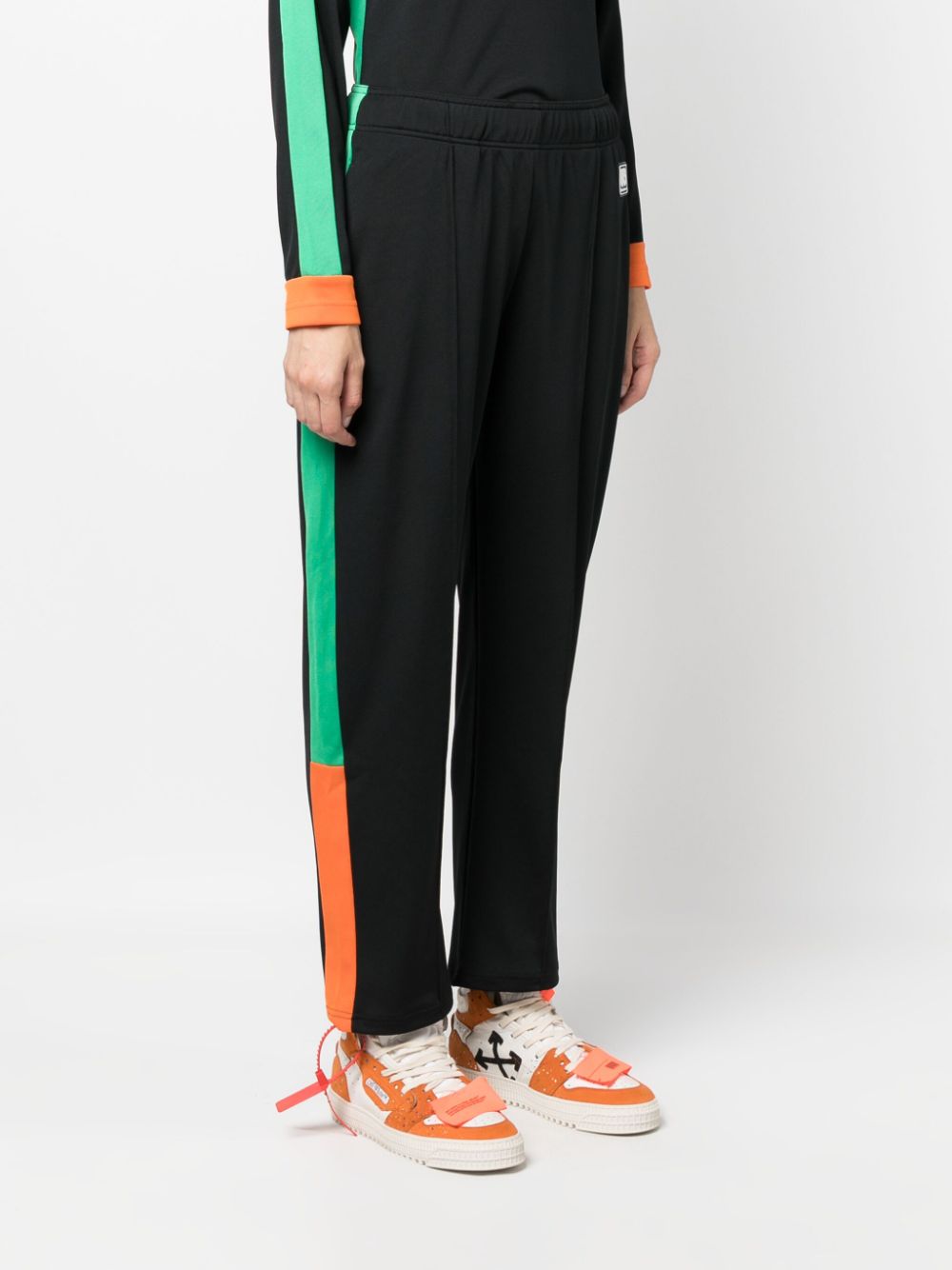 Shop Wales Bonner Logo-patch Track Pants In Black